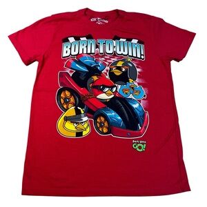 Epic Threads Angry Birds Red Graphic Short Sleeve T-Shirt | Size Youth Large